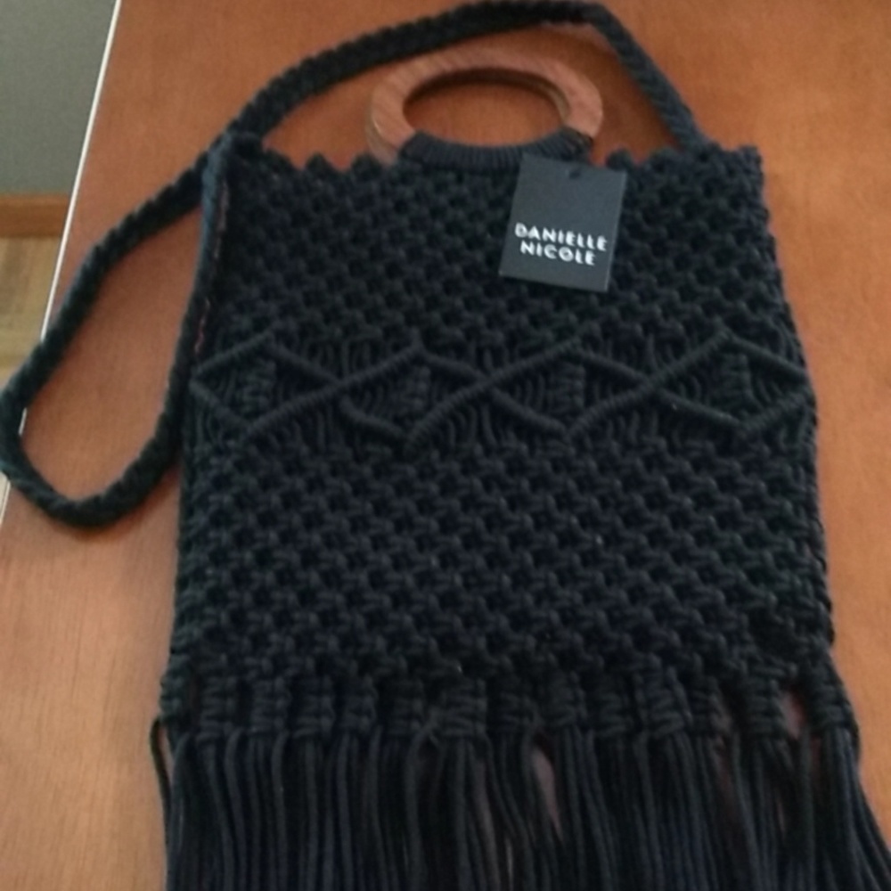 Danielle Nicole Macrame handbag